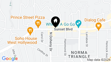 Map of 9040 Sunset Boulevard 1002, West Hollywood CA, 90069