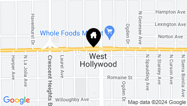 Map of 7916 Santa Monica Blvd, West Hollywood CA, 90046
