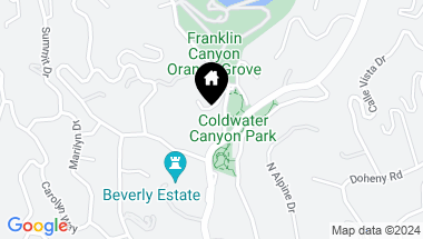 Map of 1115 N Beverly Drive, Beverly Hills CA, 90210