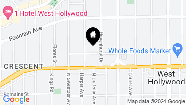 Map of 8219 Norton AVE Unit: 5, WEST HOLLYWOOD CA, 90046