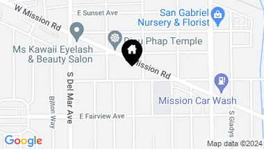 Map of 409 E Grand Avenue, San Gabriel CA, 91776