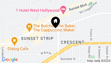 Map of 1155 N La Cienega Boulevard 411, West Hollywood CA, 90069