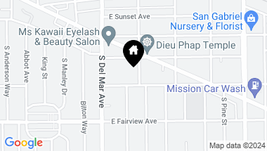 Map of 825 Euclid Avenue, San Gabriel CA, 91776