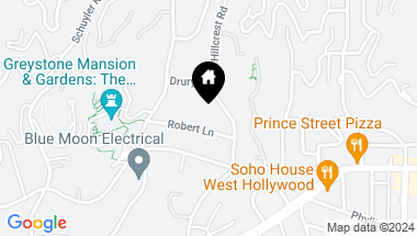 Map of 407 Robert Lane, Beverly Hills CA, 90210