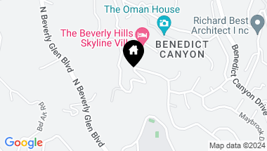 Map of 1250 Angelo Dr, Beverly Hills CA, 90210