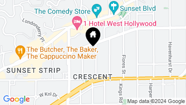 Map of 1229 N OLIVE DR, WEST HOLLYWOOD CA, 90069
