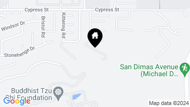 Map of 1046 Southcliff Street, San Dimas CA, 91773