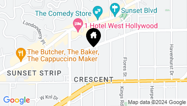 Map of 1235 N OLIVE Drive, West Hollywood CA, 90069