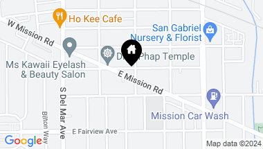 Map of 425 E Mission Road, San Gabriel CA, 91776