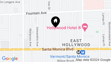Map of 1178 N Edgemont ST, LOS ANGELES CA, 90029