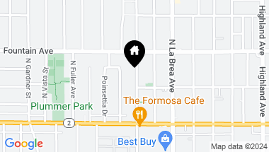 Map of 1209 N FORMOSA AVE Unit: 3, WEST HOLLYWOOD CA, 90046