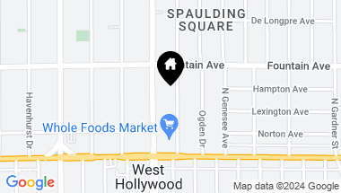 Map of 1211 N Orange Grove Ave Unit: 6, West Hollywood CA, 90046