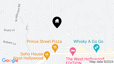 Map of 9145 St Ives Dr, Los Angeles CA, 90069
