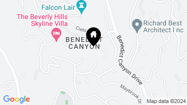 Map of 1255 Beverly View Dr, Beverly Hills CA, 90210