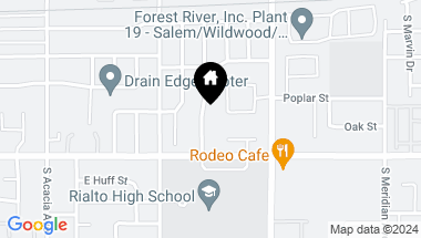 Map of 435 S Rexford Street, Rialto CA, 92376