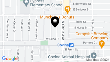 Map of 757 N Viceroy Avenue, Covina CA, 91723