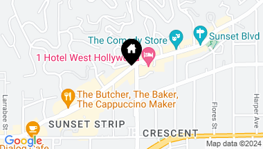 Map of 8500 W Sunset, Los Angeles CA, 90069