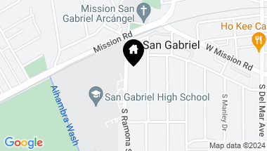 Map of 626 S Ramona Street, San Gabriel CA, 91776