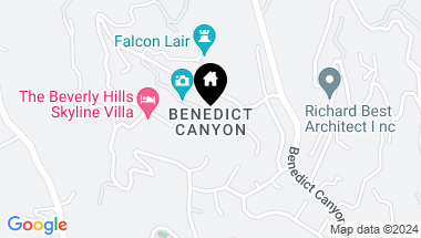 Map of 10066 Cielo Drive, Beverly Hills CA, 90210