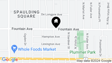 Map of 7550 Fountain Ave, West Hollywood CA, 90046
