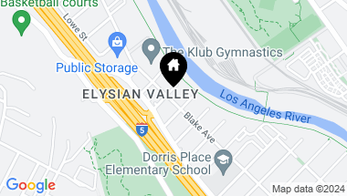 Map of 1625 Blake Avenue, Los Angeles CA, 90031