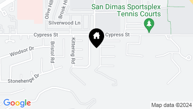 Map of 845 S Dumaine Avenue, San Dimas CA, 91773
