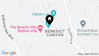 Map of 10090 Cielo Drive, Beverly Hills CA, 90210