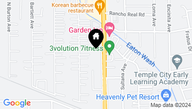 Map of 5221 Rosemead Boulevard B, San Gabriel CA, 91776