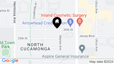 Map of 10377 26th Street, Rancho Cucamonga CA, 91730