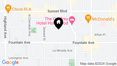 Map of 6521 Homewood Ave, Los Angeles CA, 90028
