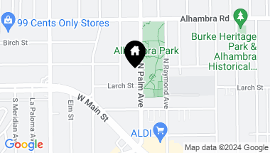 Map of 309 N Palm Avenue, Alhambra CA, 91801