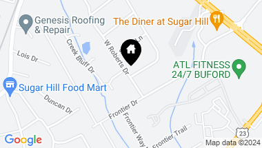 Map of 0 S Roberts Drive, Sugar Hill GA, 30518
