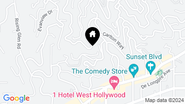 Map of 8658 HOLLYWOOD Boulevard, Los Angeles CA, 90069
