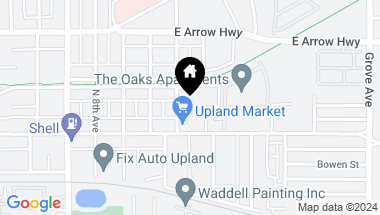 Map of 278 N 11th Avenue 1, Upland CA, 91786