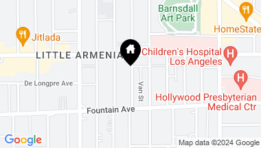 Map of 1417 N Kenmore AVE, LOS ANGELES CA, 90027