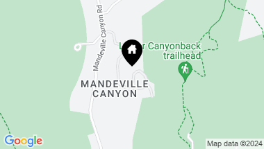 Map of 3100 MANDEVILLE CANYON RD, LOS ANGELES CA, 90049