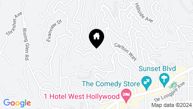 Map of 8673 Hollywood Blvd, Los Angeles CA, 90069