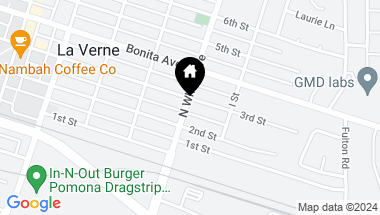 Map of 2510 3rd Street, La Verne CA, 91750