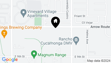 Map of 9199 Arrow, Rancho Cucamonga CA, 91730