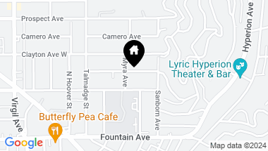 Map of 4042 Cumberland Avenue, Los Angeles CA, 90027