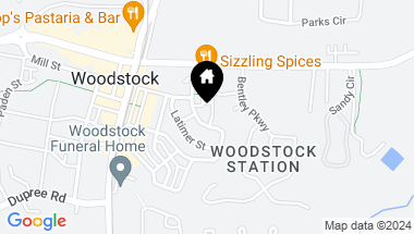 Map of 707 Hammond Drive, Woodstock GA, 30188