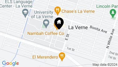 Map of 2137 2nd Street, La Verne CA, 91750