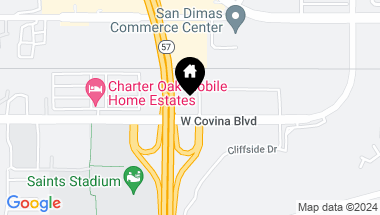 Map of 695 W Terrace Drive, San Dimas CA, 91773
