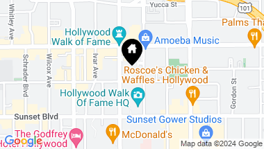Map of 6250 Hollywood Blvd Unit: PH12G, Los Angeles CA, 90028