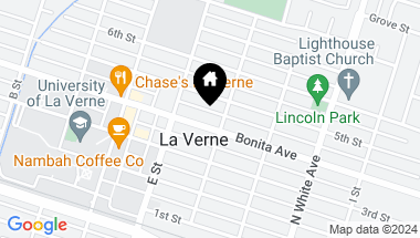 Map of 2269 Bonita Avenue, La Verne CA, 91750