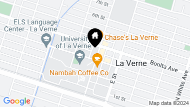 Map of 2325 D Street, La Verne CA, 91750