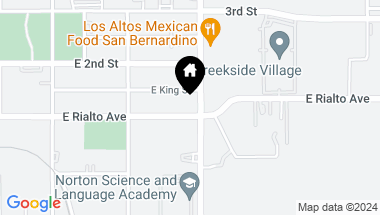 Map of 108 N Waterman Avenue, San Bernardino CA, 92408