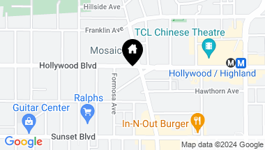 Map of 7110 Hollywood Boulevard, Los Angeles CA, 90046