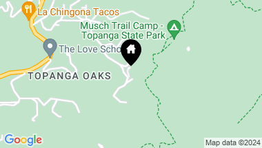 Map of 20687 Hillside Dr, Topanga CA, 90290