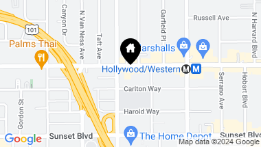 Map of 5634 Hollywood Boulevard, Los Angeles CA, 90028